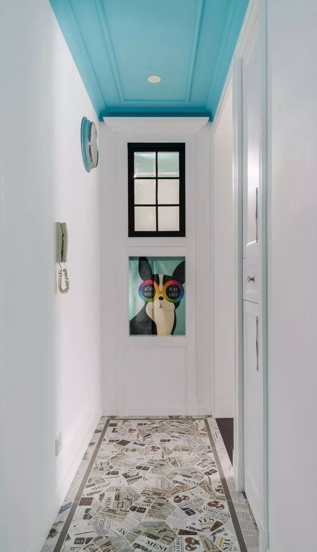 90㎡清新休闲美式风，餐厅隔出一间童趣小木屋！