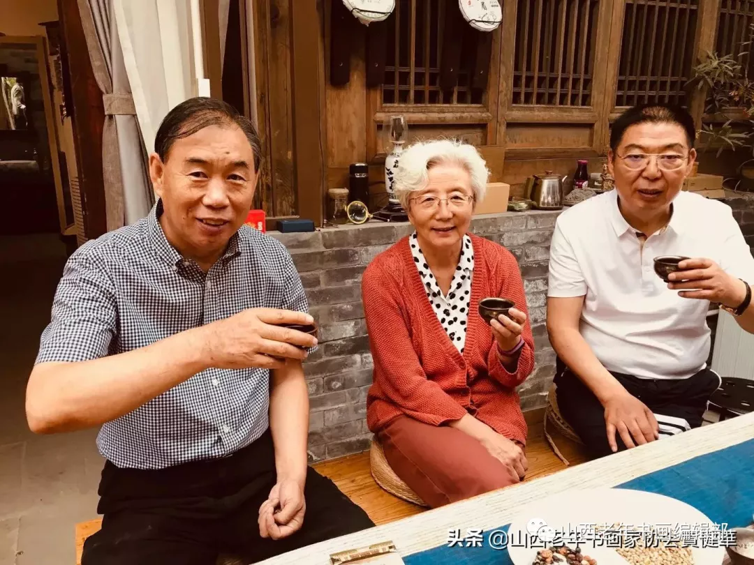 山西老年书画家协会主席阎文崑一行在大同调研 山西老年书画家协会主席阎文崑一行在大同调研