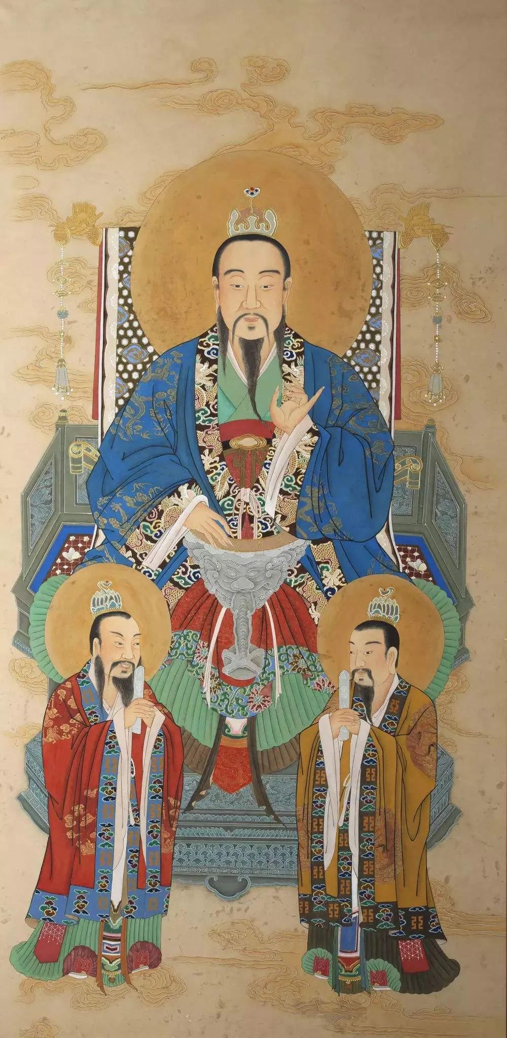 盘古大帝神像