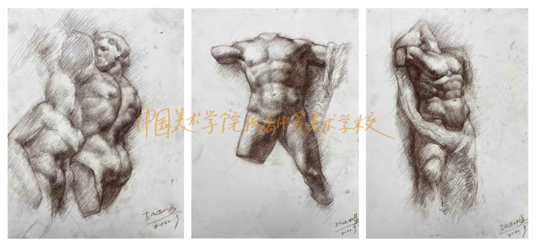 中国美术学院附中2020级学生，帕加马祭坛写生！(图23)