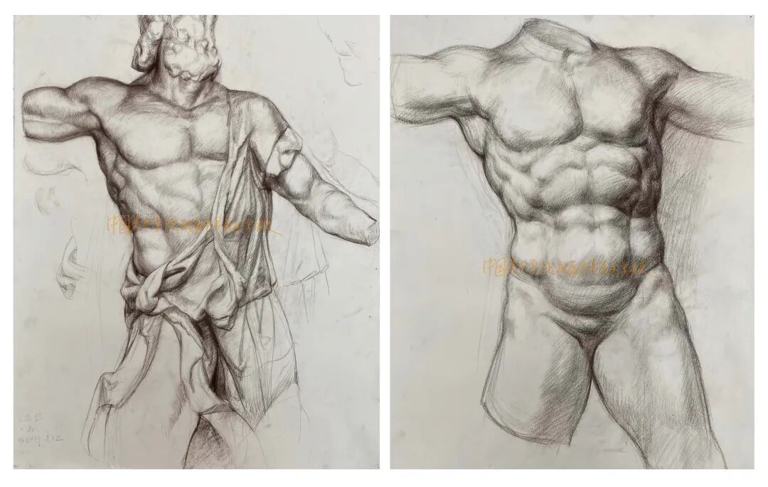 中国美术学院附中2020级学生，帕加马祭坛写生！(图20)