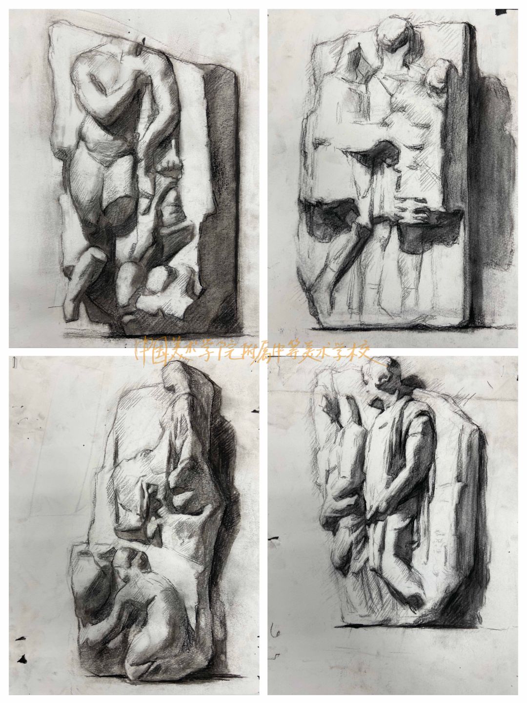 中国美术学院附中2020级学生，帕加马祭坛写生！(图30)