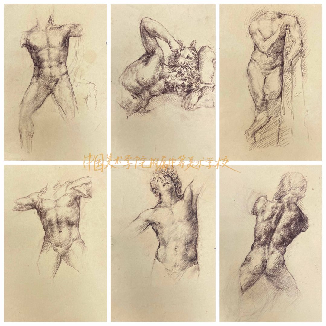 中国美术学院附中2020级学生，帕加马祭坛写生！(图36)