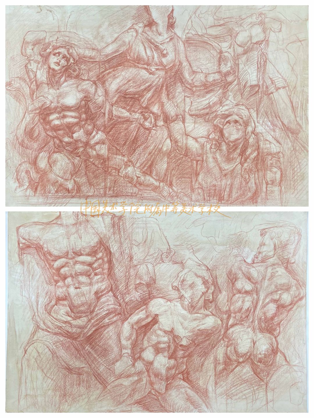 中国美术学院附中2020级学生，帕加马祭坛写生！(图34)