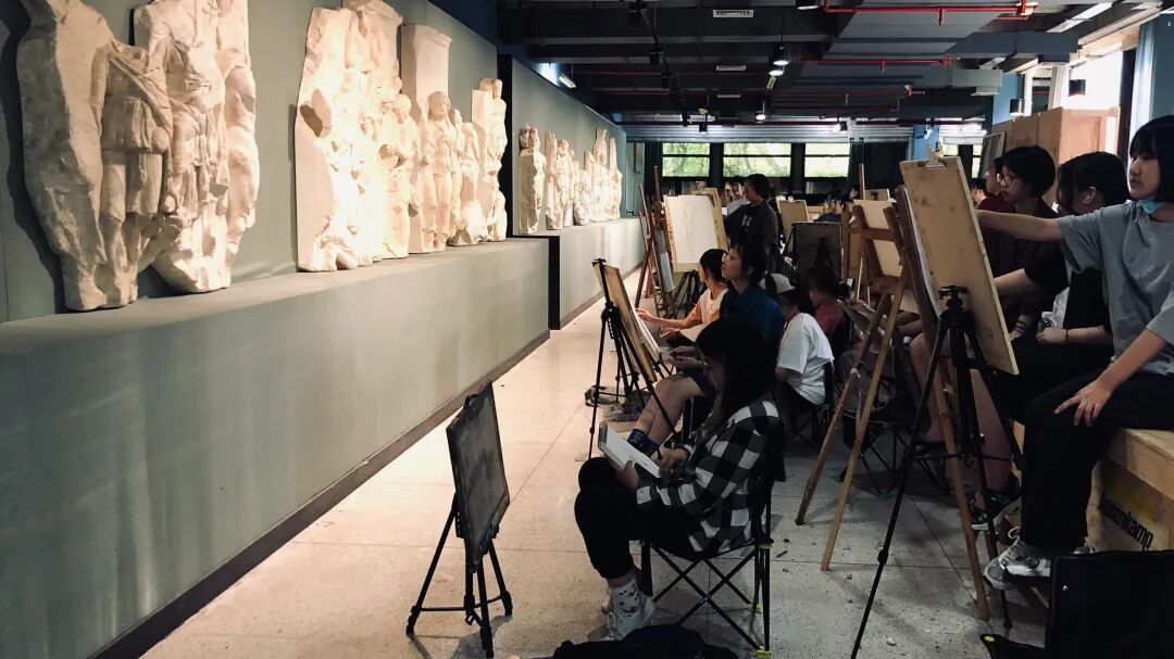 中国美术学院附中2020级学生，帕加马祭坛写生！(图65)