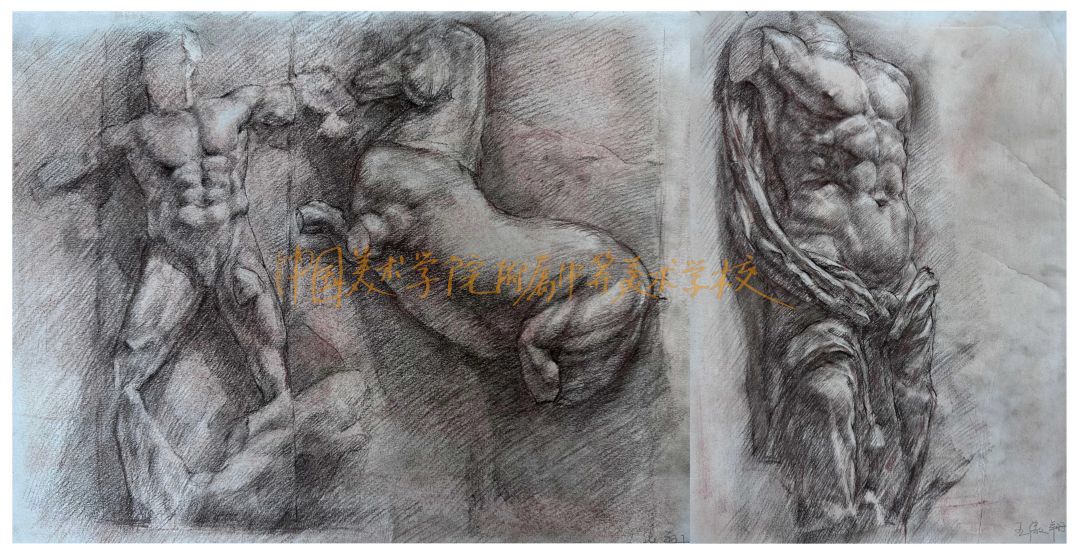 中国美术学院附中2020级学生，帕加马祭坛写生！(图57)