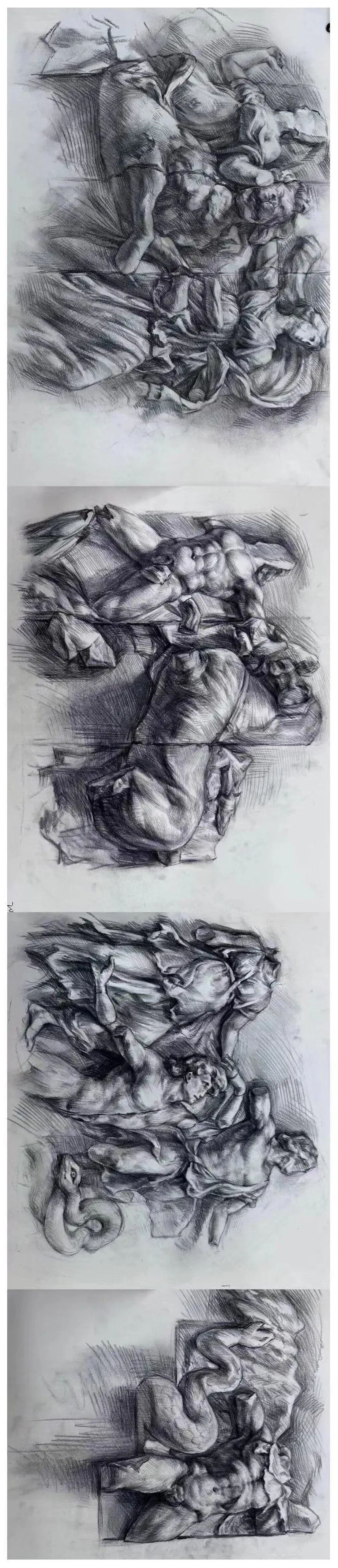 中国美术学院附中2020级学生，帕加马祭坛写生！(图59)