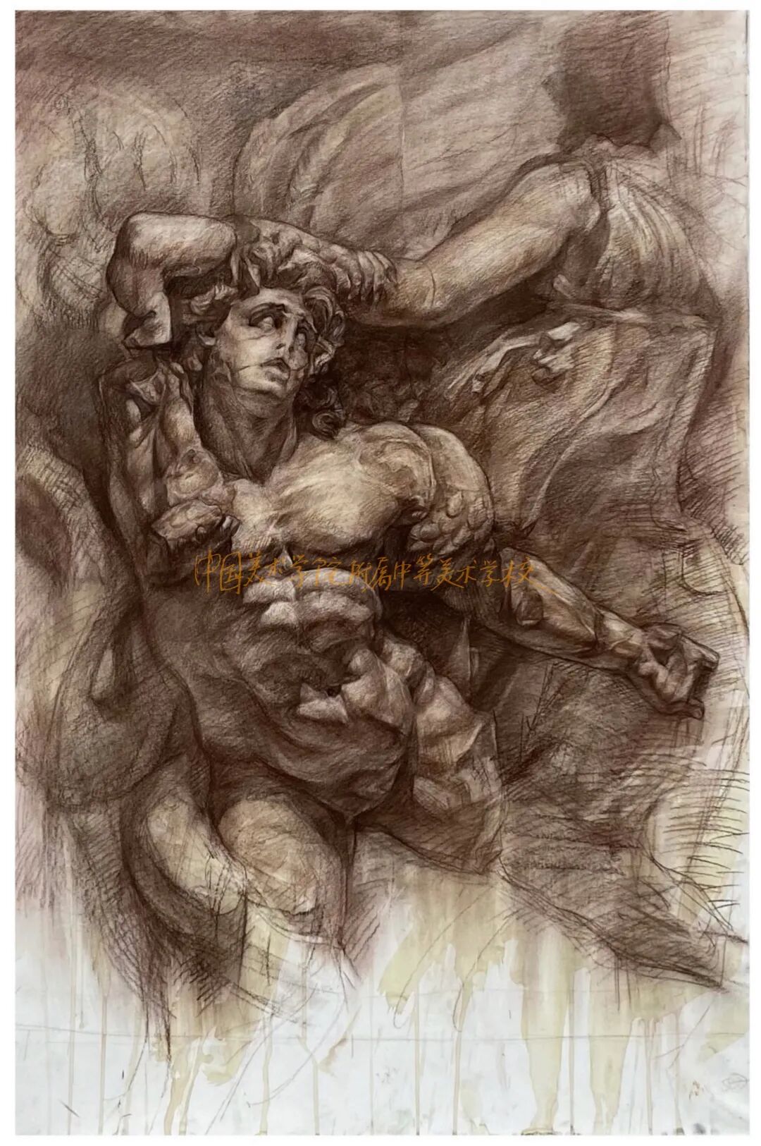 中国美术学院附中2020级学生，帕加马祭坛写生！(图18)