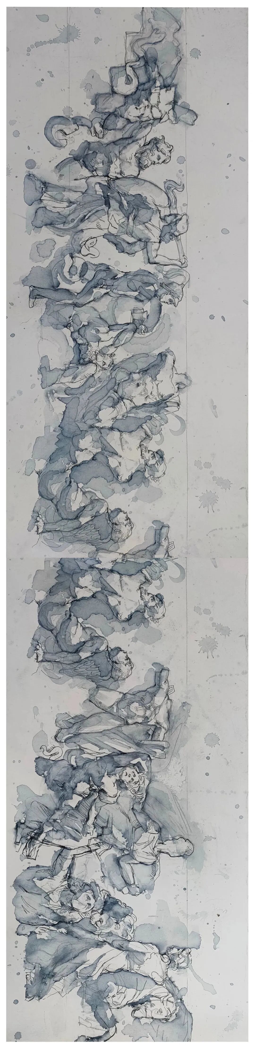 中国美术学院附中2020级学生，帕加马祭坛写生！(图2)