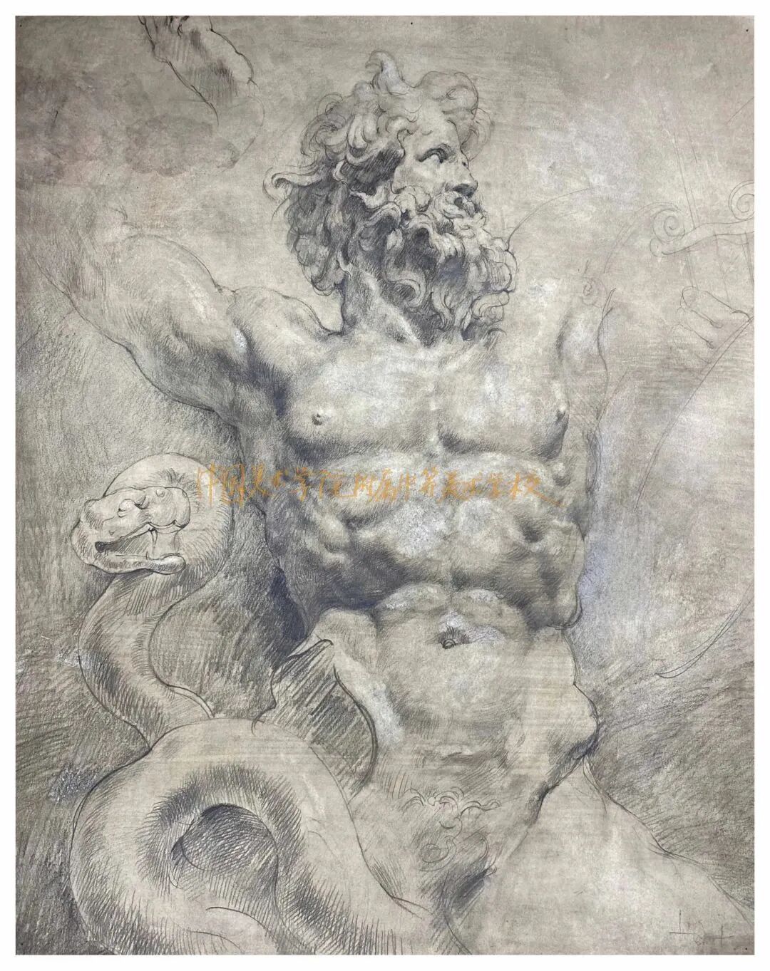 中国美术学院附中2020级学生，帕加马祭坛写生！(图5)