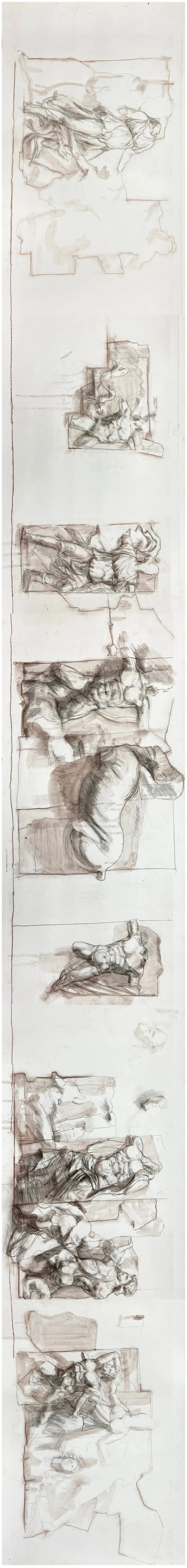 中国美术学院附中2020级学生，帕加马祭坛写生！(图7)