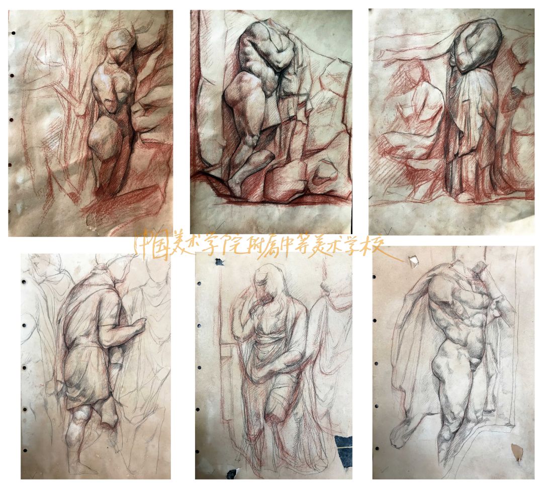 中国美术学院附中2020级学生，帕加马祭坛写生！(图47)