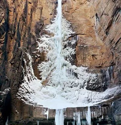 瀑布凍結，冰掛高懸，河南這些地方藏著壯麗的冬日奇景 旅行 第17張