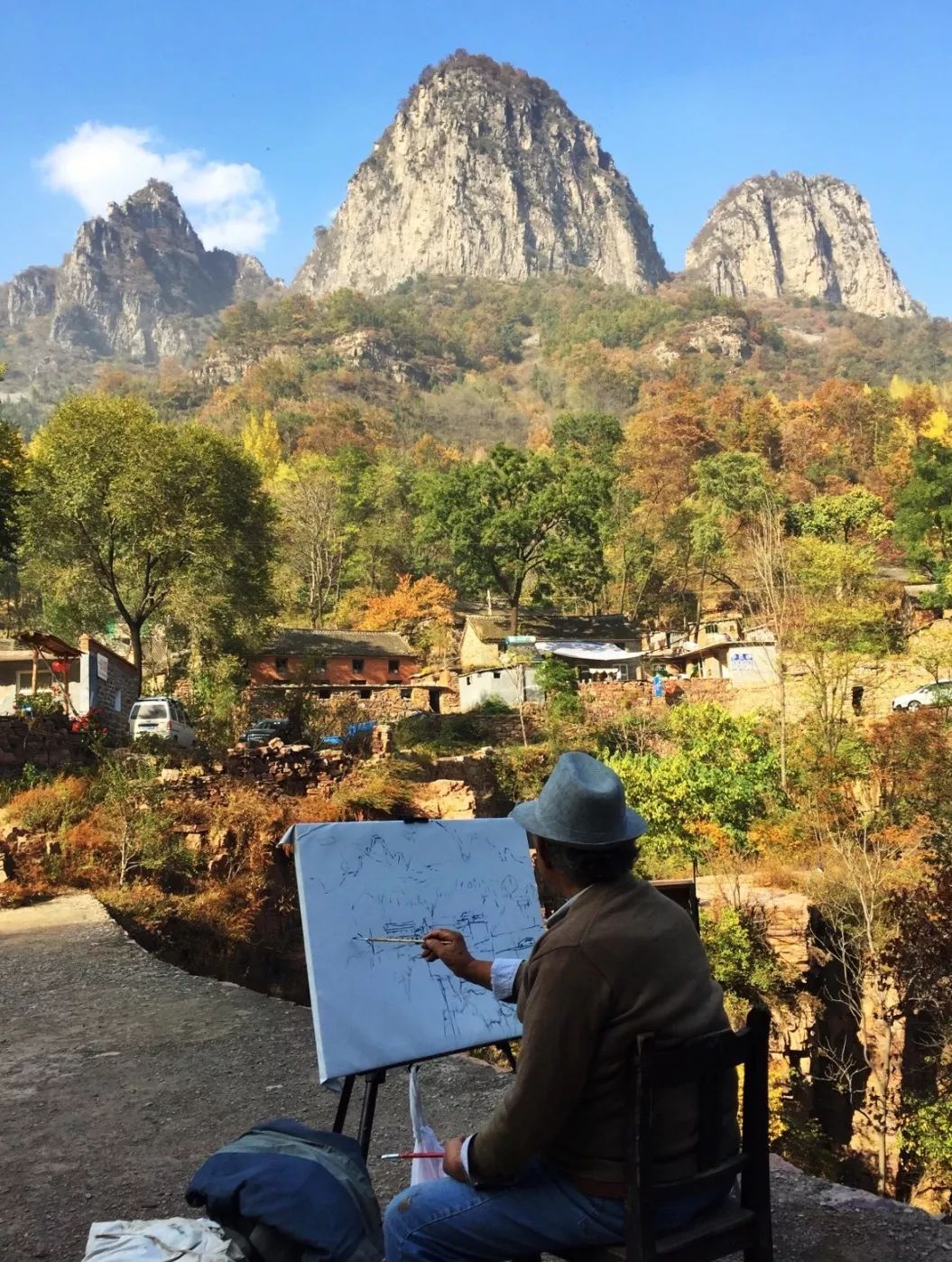 河南這座山村曾住著李世民的紅顏知己  每到秋天風景如畫 旅行 第14張