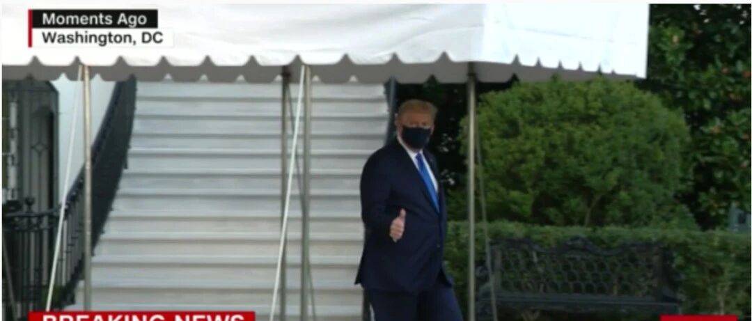 入院接受治疗！特朗普视频发声