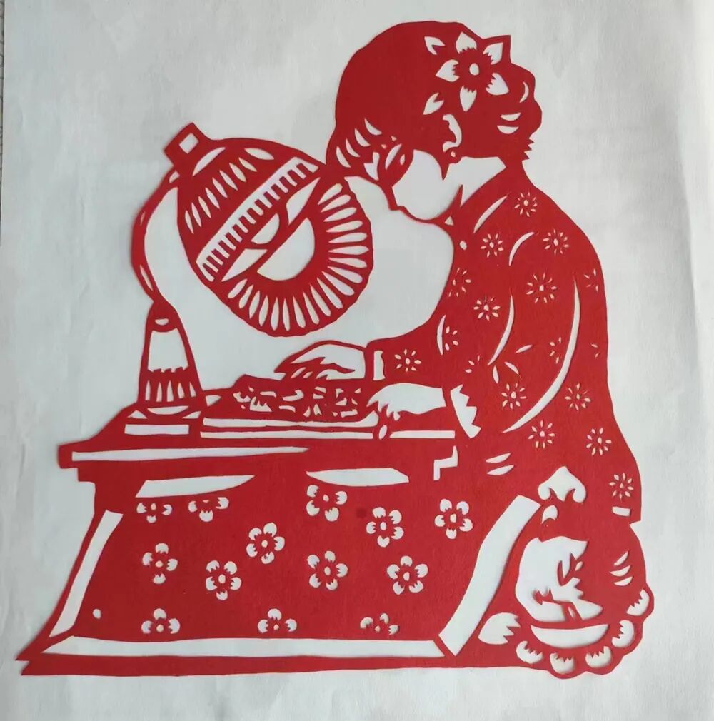 温馨五月天感恩母亲节滨海新区文化馆举办母亲节线上剪纸作品展