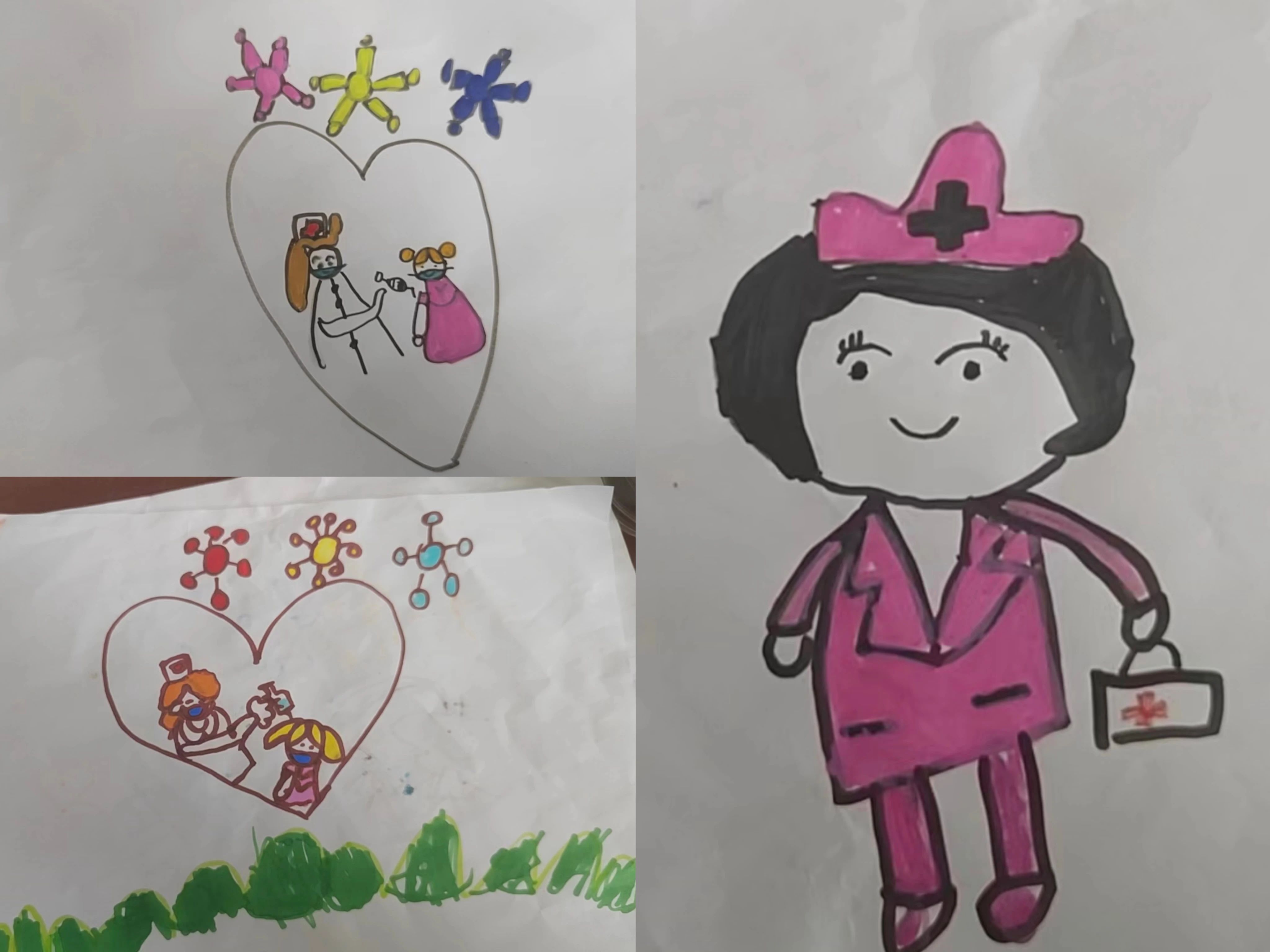 地方镇南金池完小幼儿园国际护士节活动