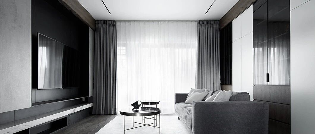 极简黑白灰，简约纯粹的设计格调!