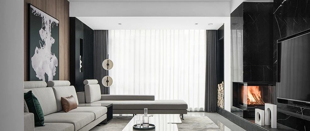 255㎡极简别墅，黑白灰太有格调了！