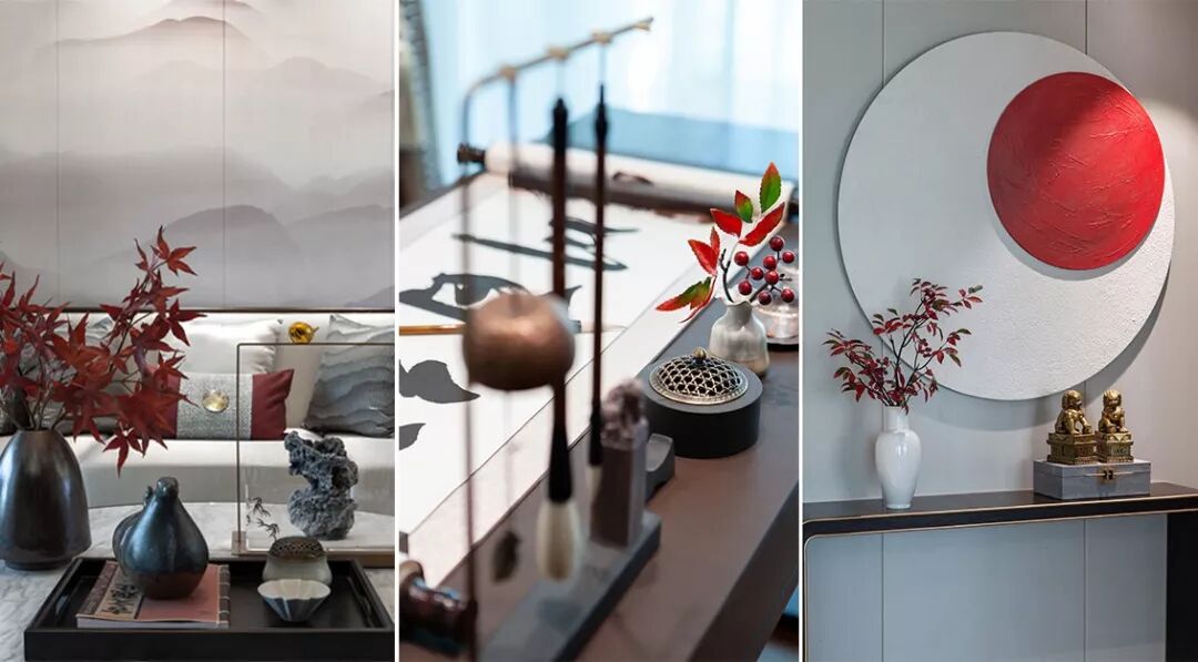 新中式+红色，美的像住在画里！
