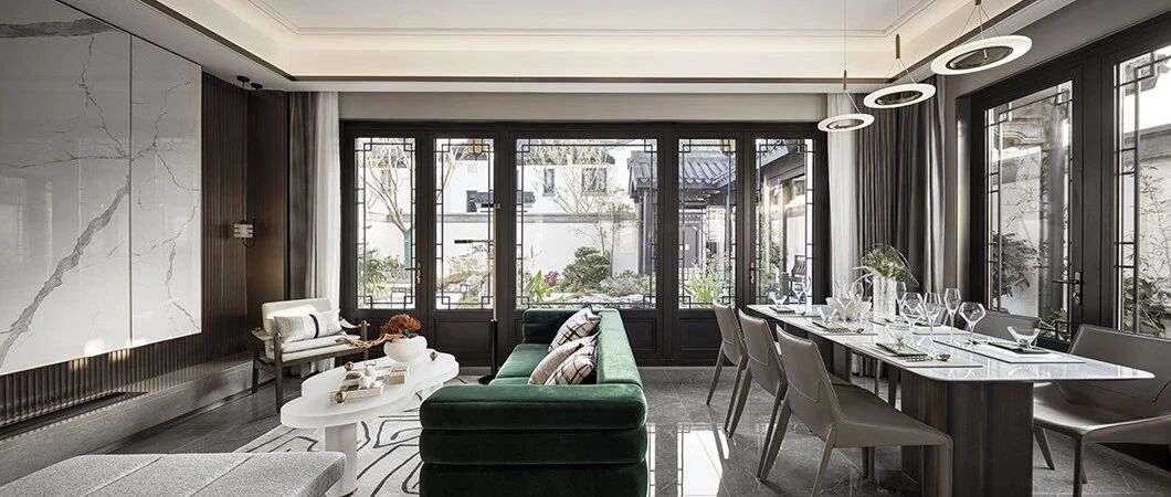 首发 | 458㎡中式合院，一半山间归隐，一半人间烟火！