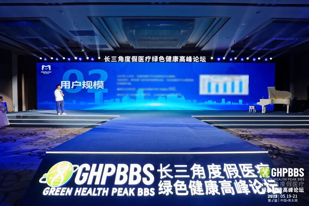 美地港偲人医生在线问诊系统发布—2023长三角度假医疗绿色健康高峰论坛