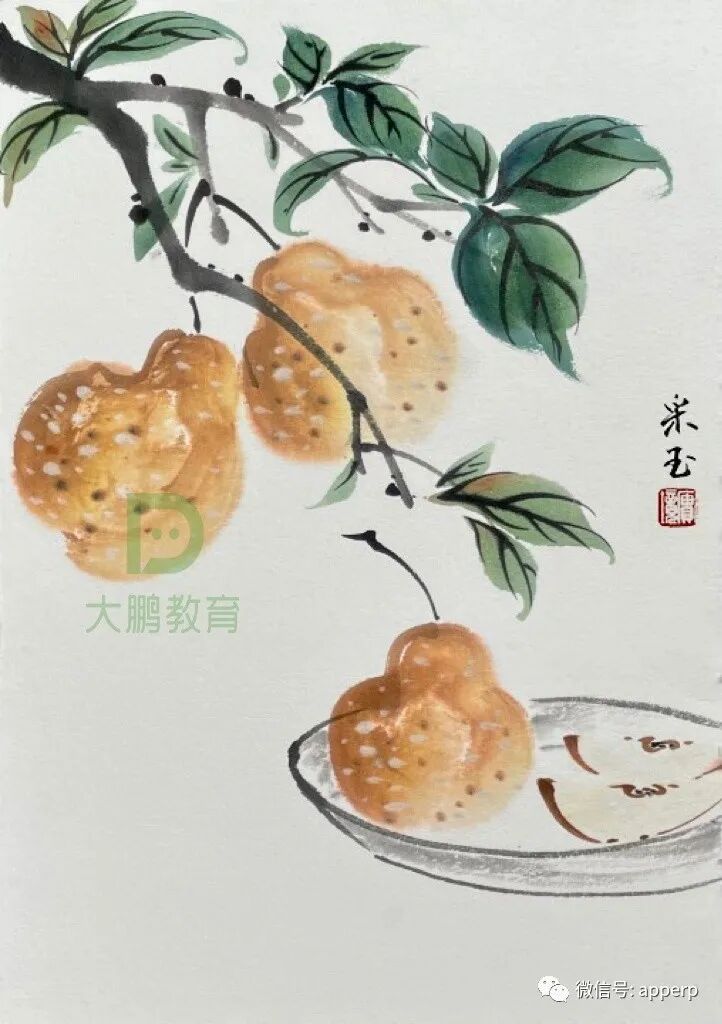 国画花鸟 <采玉案例>