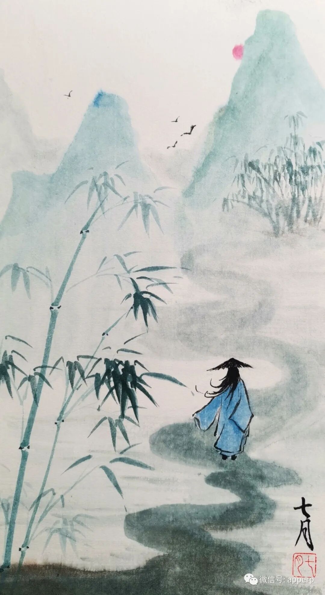 国画山水 <七月案例>