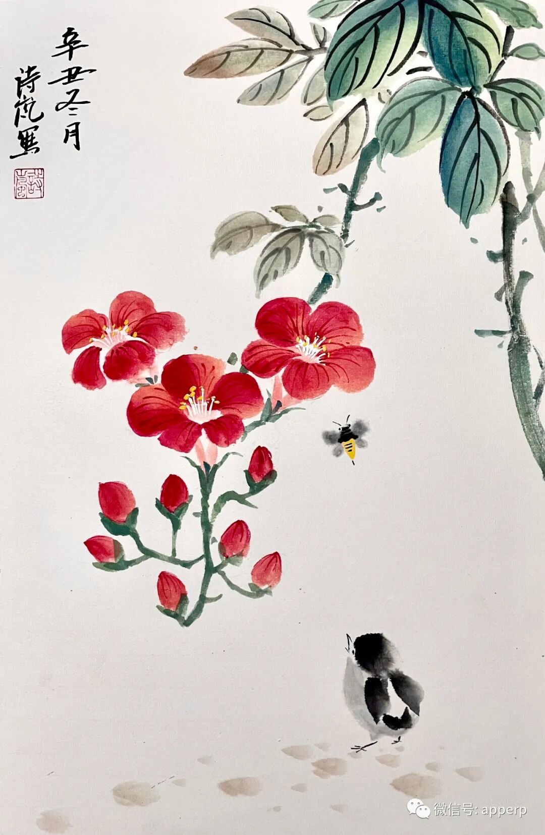 国画花鸟 <诗岚案例>