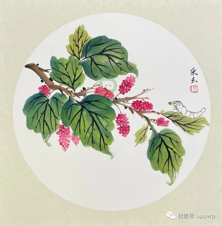 国画花鸟 <采玉案例>