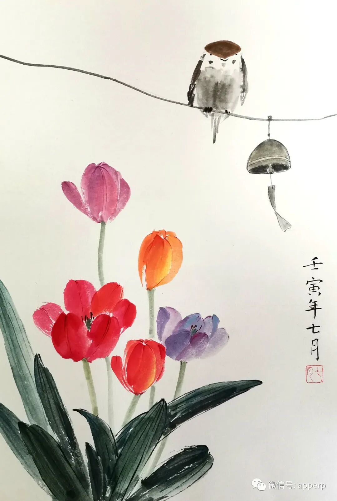 国画花鸟 <七月案例>