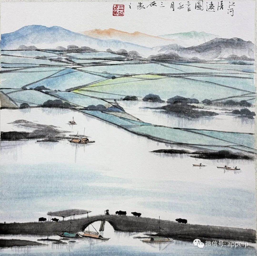 国画山水 <三石案例>