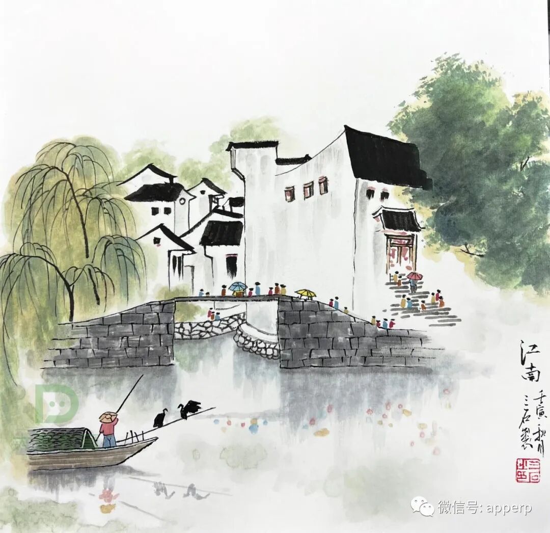 国画山水 <三石案例>