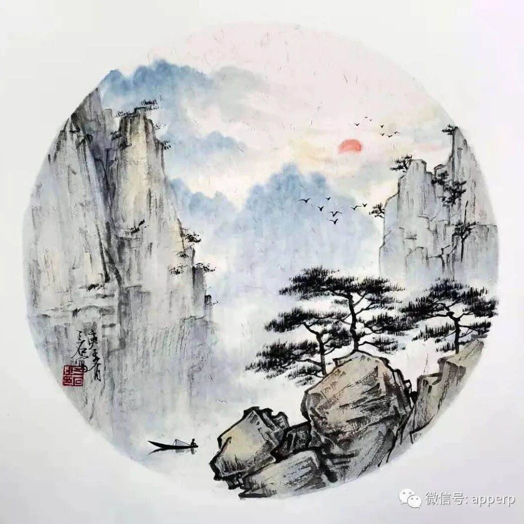 国画山水 <三石案例>