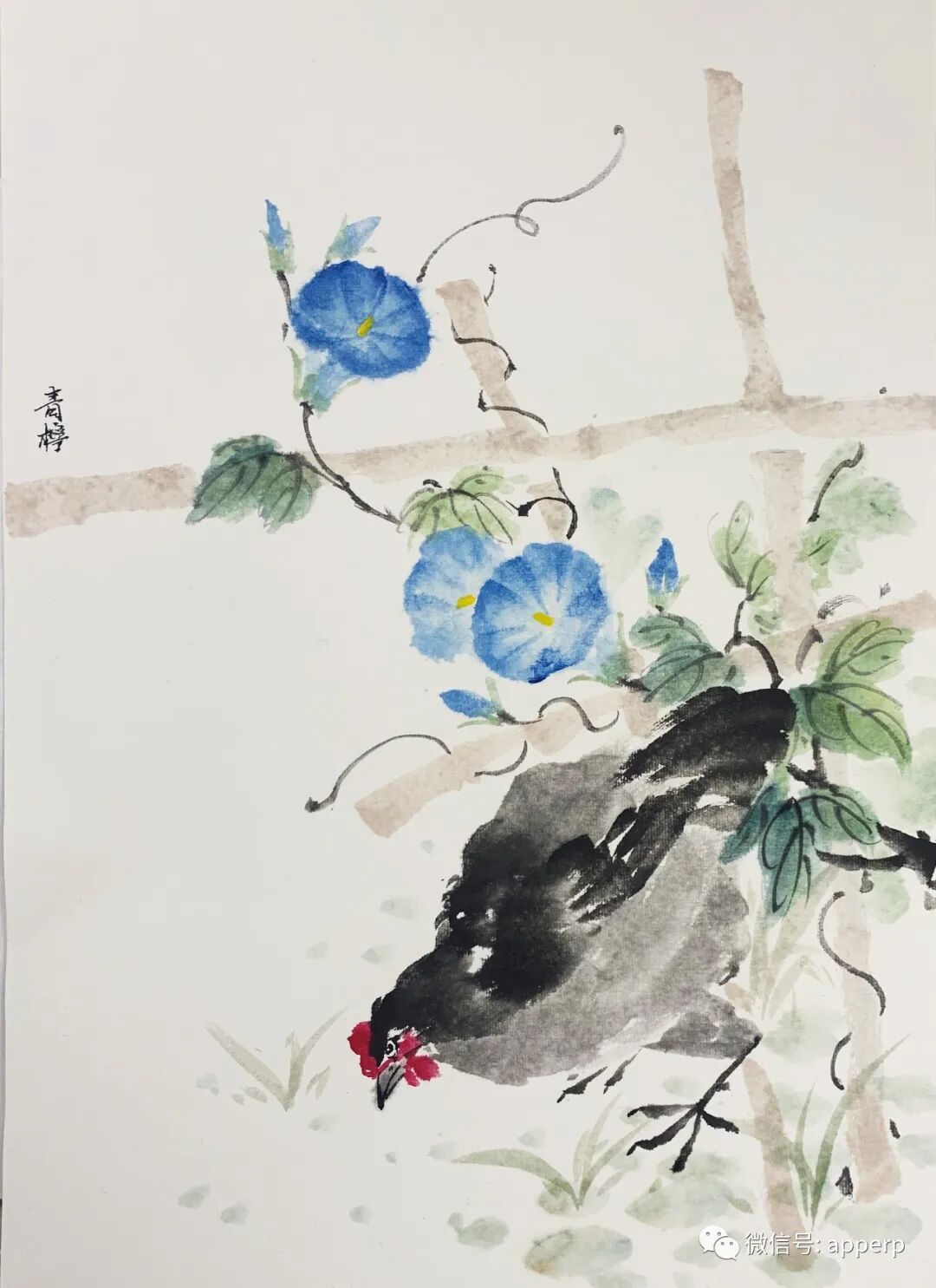 国画花鸟 <青柠案例>