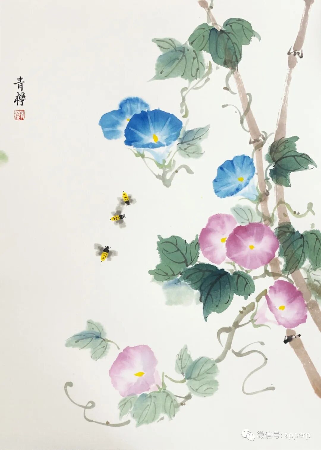 国画花鸟 <青柠案例>