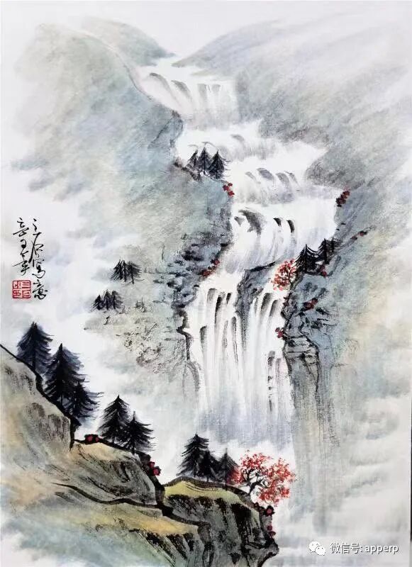 国画山水 <三石案例>