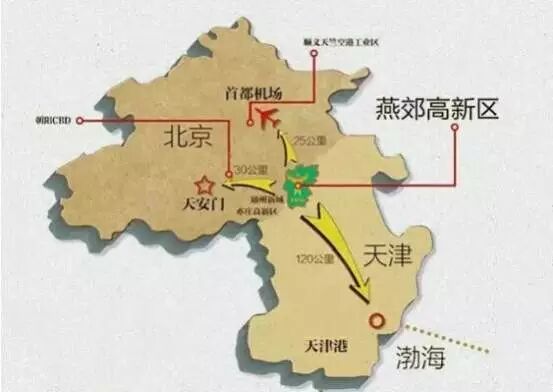 大格局下的燕郊交通网路