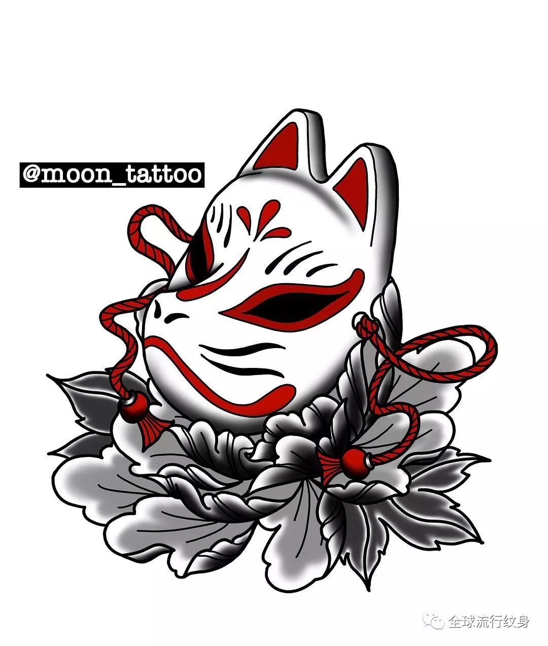 刺青元素 狐狸面具纹身素材104张 我拒绝所有的谎言 却对你说了谎 全球流行纹身 微信公众号文章阅读 Wemp