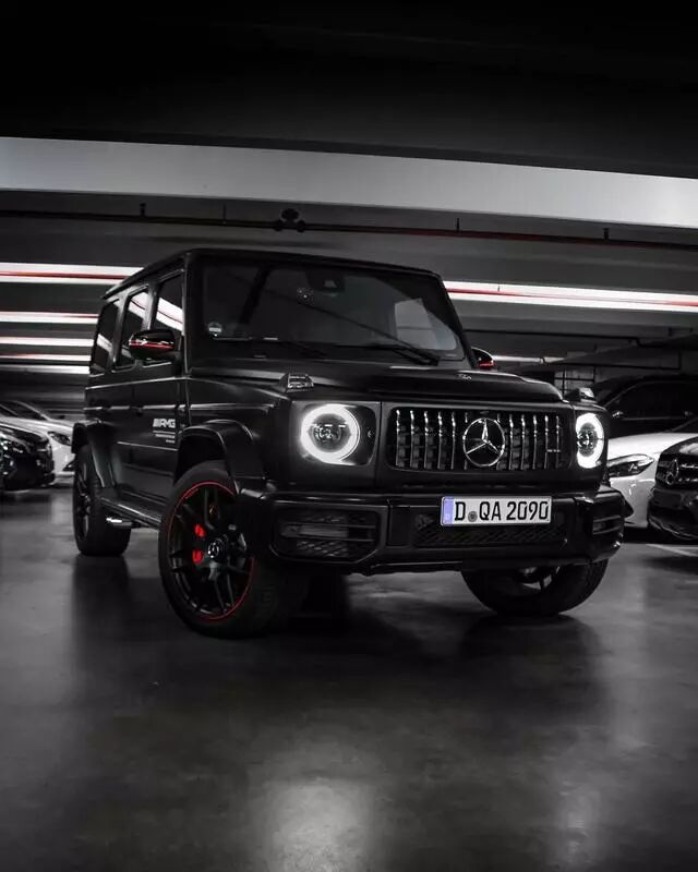 19款奔驰amgg63先行版designo哑光黑武士
