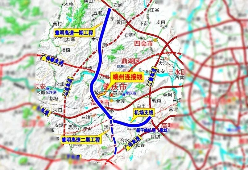好消息肇庆将再添一条高速公路加速双枢纽布局