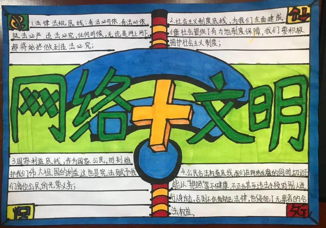 学校:厦门市海沧区新安小学姓名:何馥馨作品主题:文明上网学校:厦门市