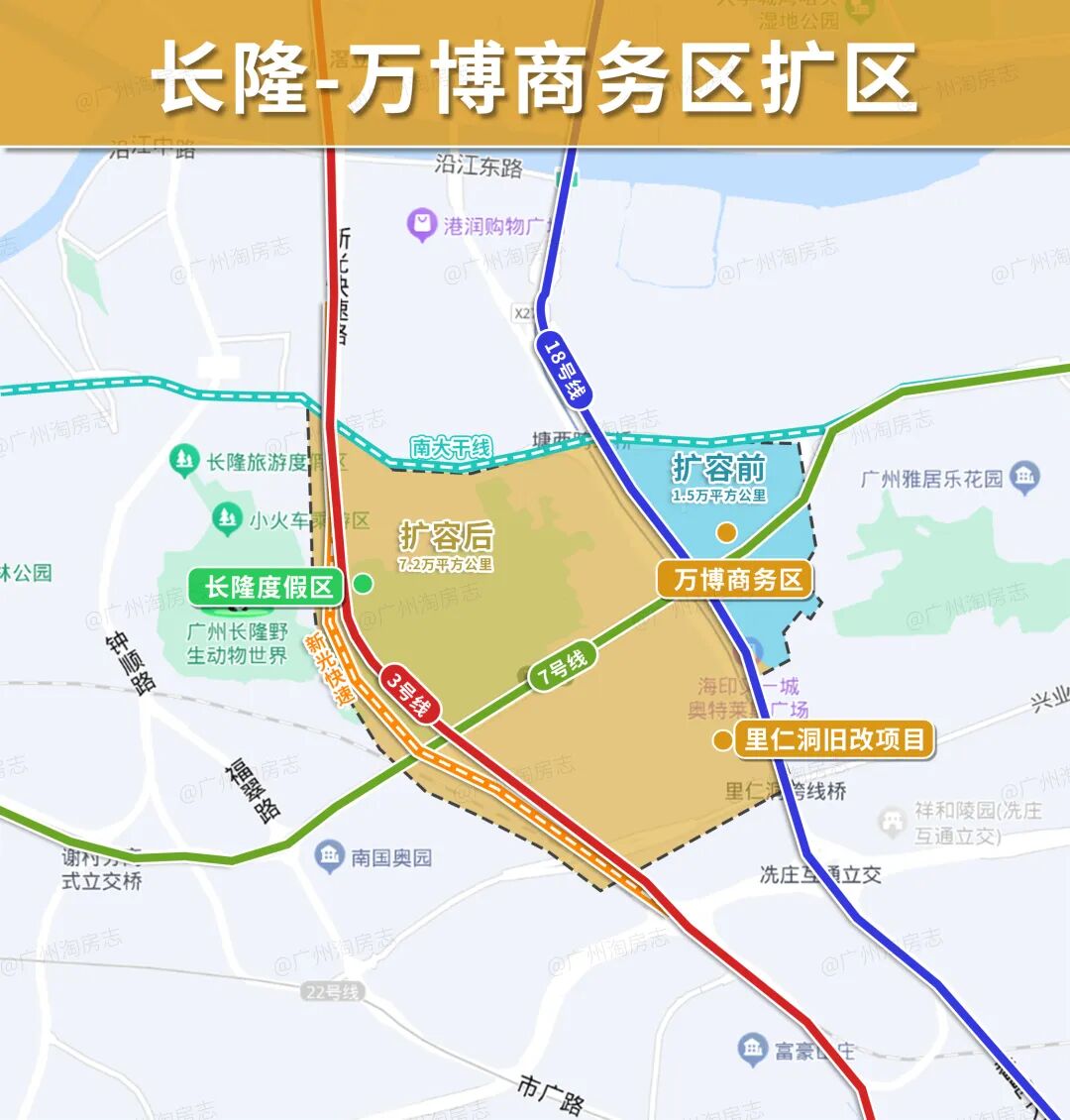 广州买房必看的，五大网红热门板块在售楼盘！