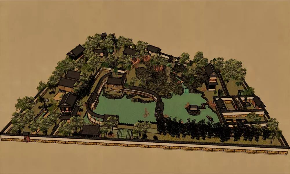 寄畅园平面布局图_寄畅园平面图_寄畅园50景图