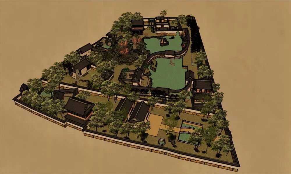 寄畅园50景图_寄畅园平面图_寄畅园平面布局图