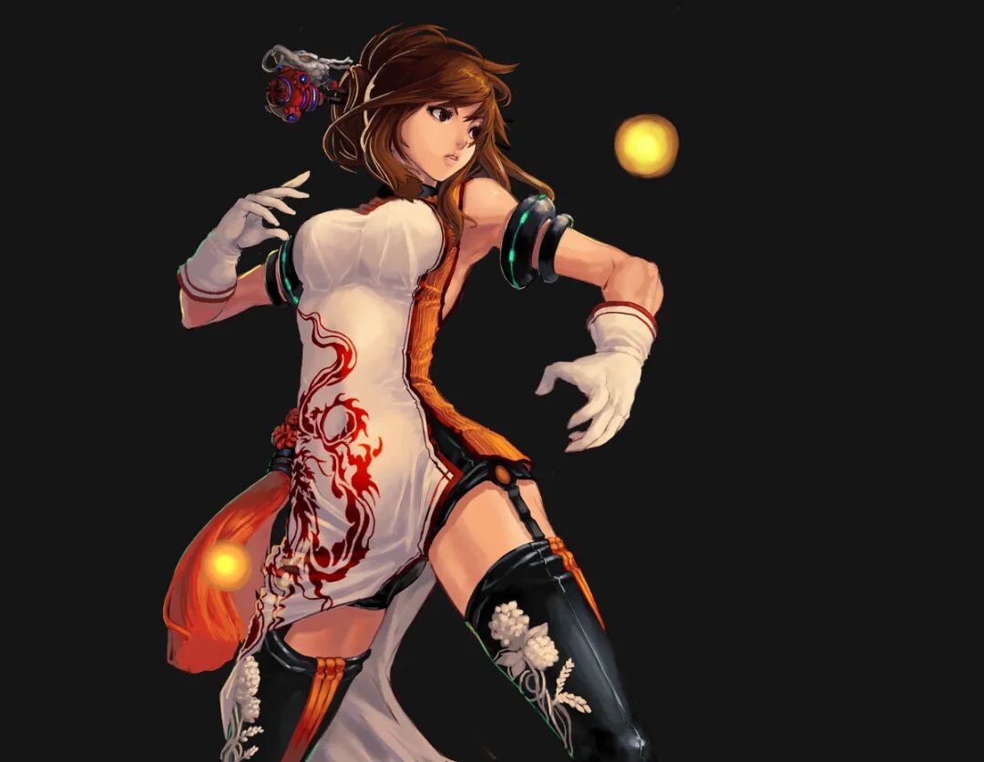 地下城旗袍美女