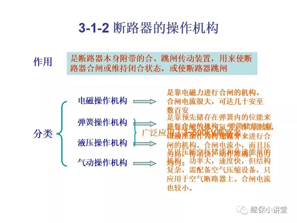 電氣設備課件(一次、二次回路講解)的圖29