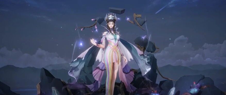 王者荣耀：芈月白晶晶限定皮肤29日上线，买不买进来看特效吧~