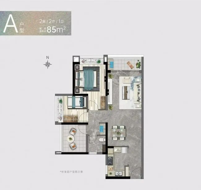 广州南沙【阳光城·丽景半岛】85-118㎡精装三四房！