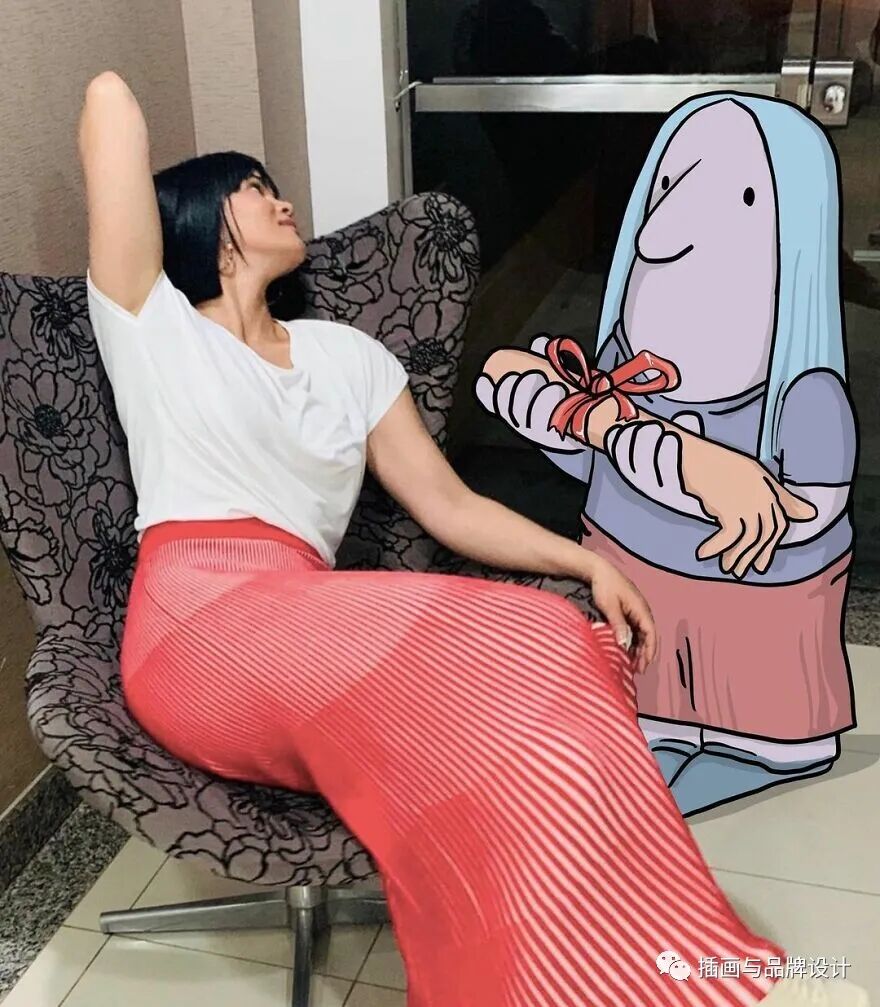 插画师的独家绝活！羞羞的脑洞击碎大脑，网友：私照原来可以这样P…